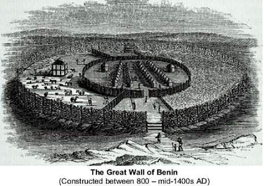 Image result for the great walls of benin